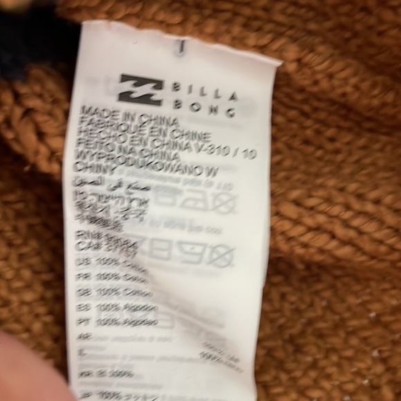 Billabong Seeing Stripes Pullover Sweater Size Medium New with Tags - Picture 11 of 11